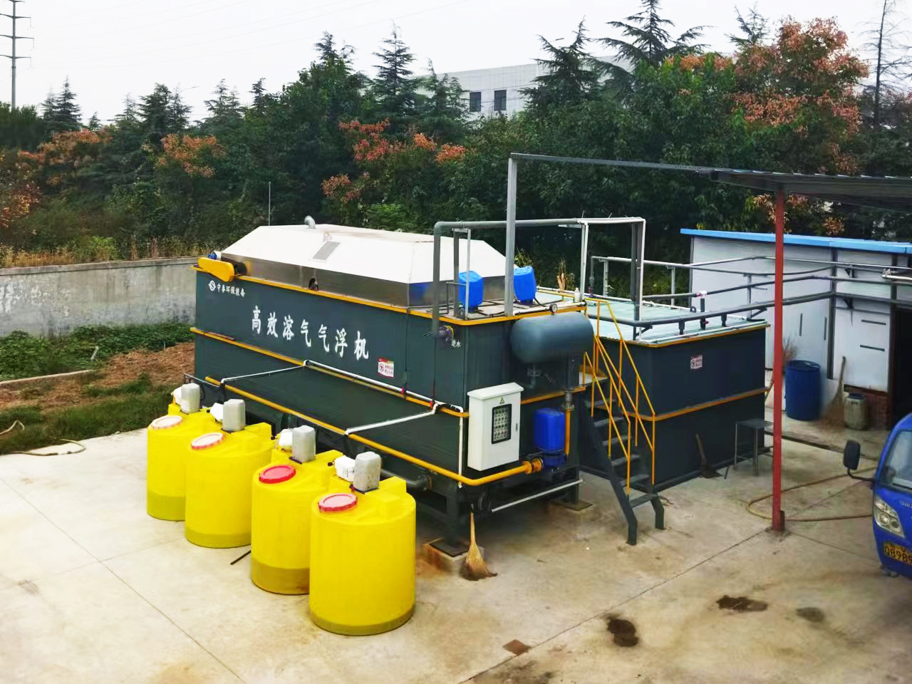 养殖厂工业循环水处理设备——溶气气浮机